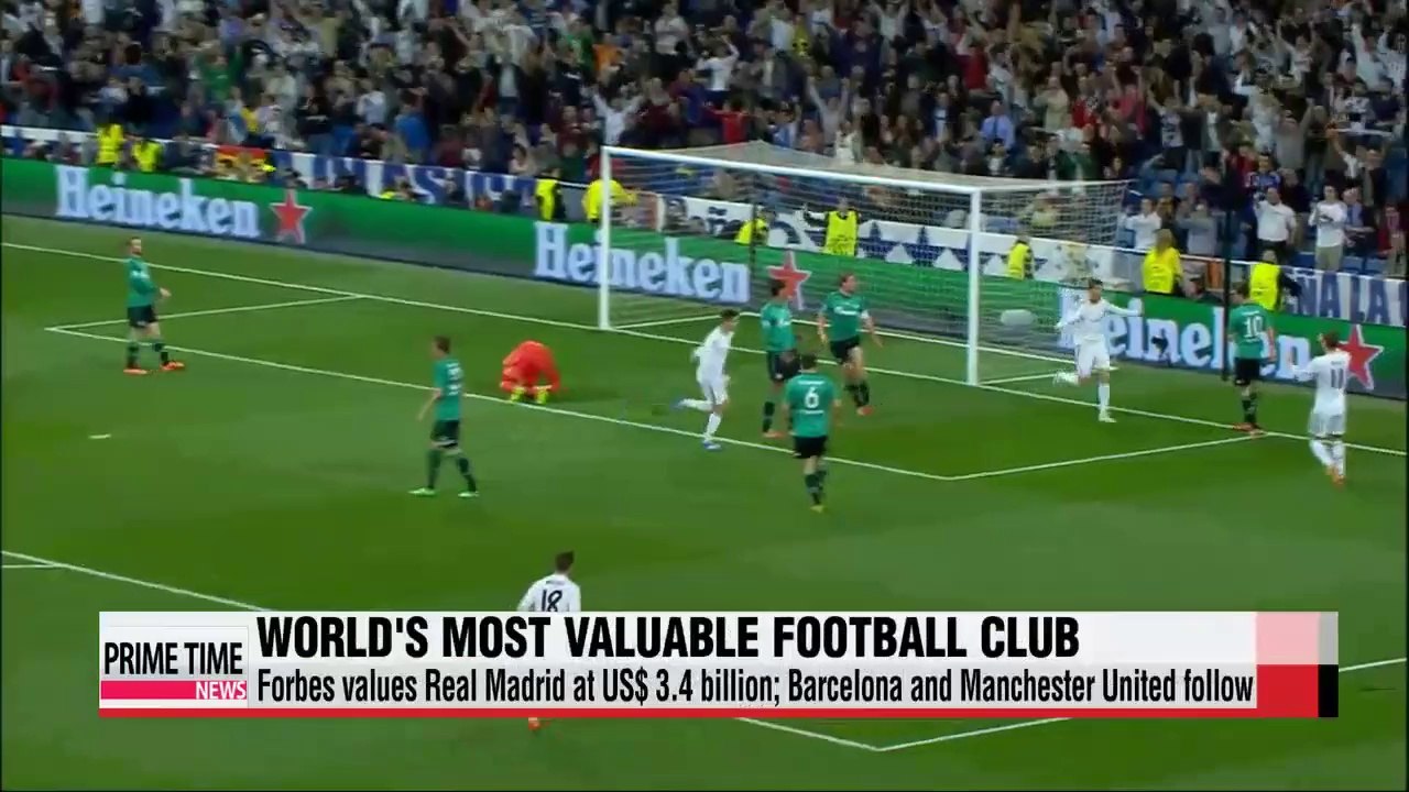 World Football Forbes lists Real Madrid as highest valued football club
