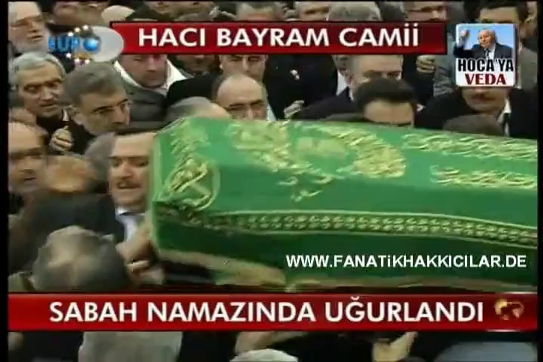 Necmettin Erbakan Cenaze Töreni Erbakanin Oglu Canli Konusmasi-Minareci-Ömer Almanyadan-1