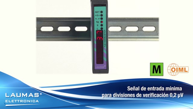 TLBMODBUSTCP – Transmisores de peso digital (Modbus/TCP – RS485 ModBus RTU) - LAUMAS