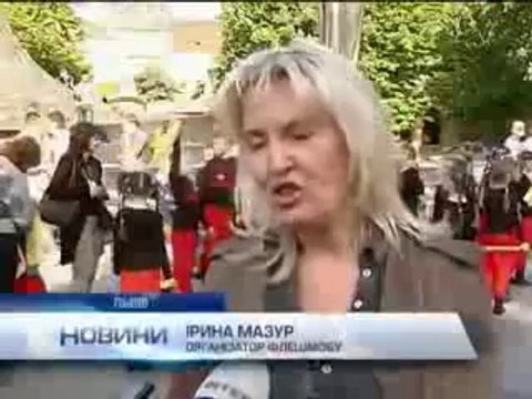 Львовские детишки пели и танцевали во славу Украине