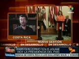 Solís Rivera es desde hoy presidente de Costa Rica