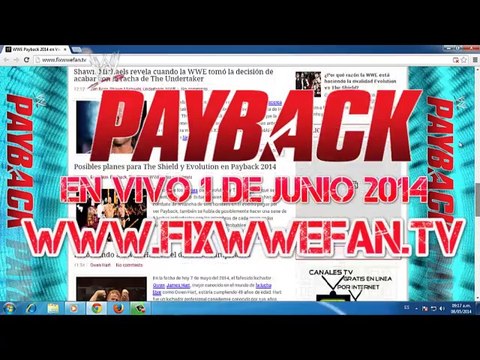 Ver WWE Payback 2014 En vivo en Español Gratis