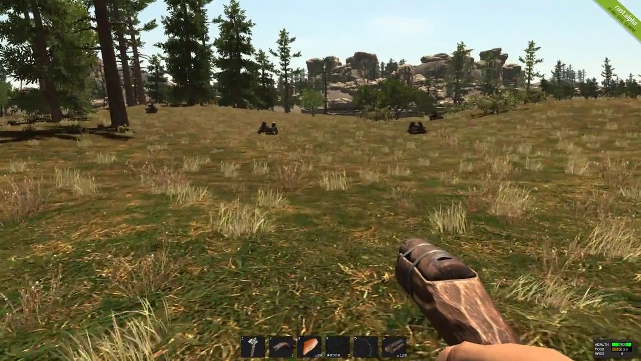 Rust : Tutoriel 6 Fabriquer les armes de base  sur rust !