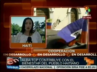 Entrega Venezuela a Haití maquinaria donada por Petrocaribe