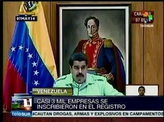 Con potencial para exportaciones, 39% de empresas de Venezuela: Maduro