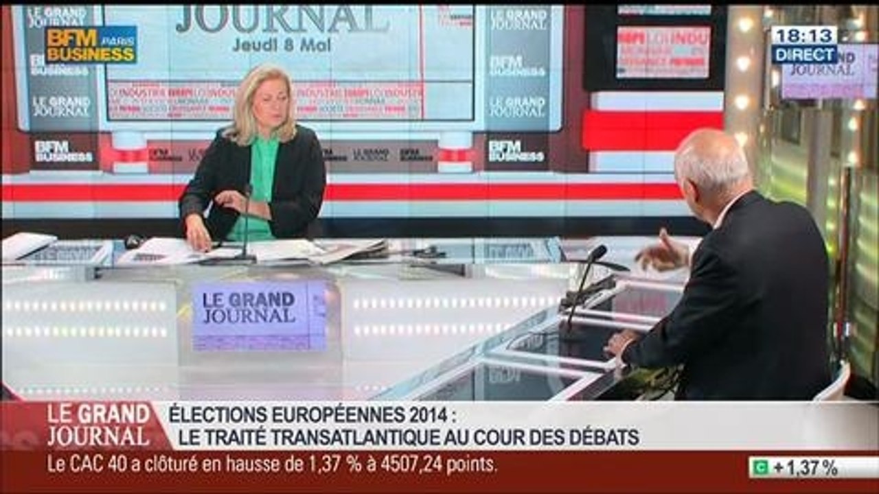 Henri Weber, député européen PS du Nord-Ouest, dans Le Grand Journal – 08/05 1/4