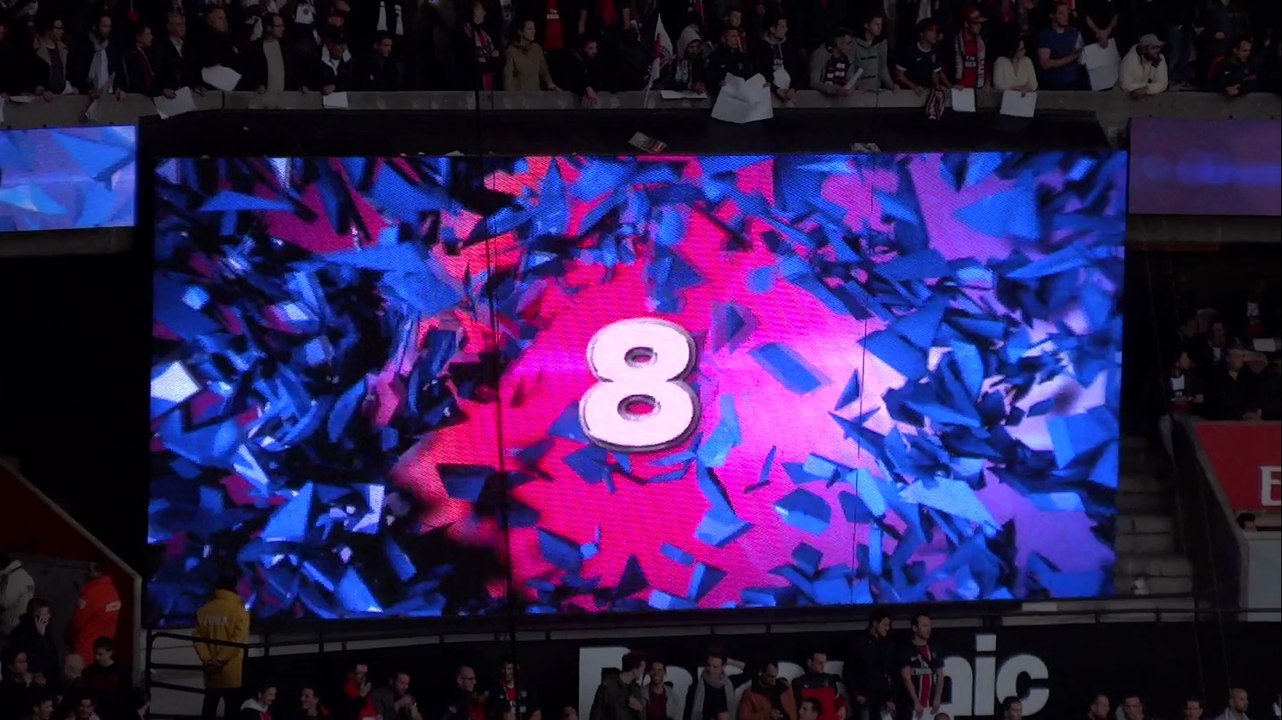 Entrée des joueurs PSG-Rennes 07/05/2014
