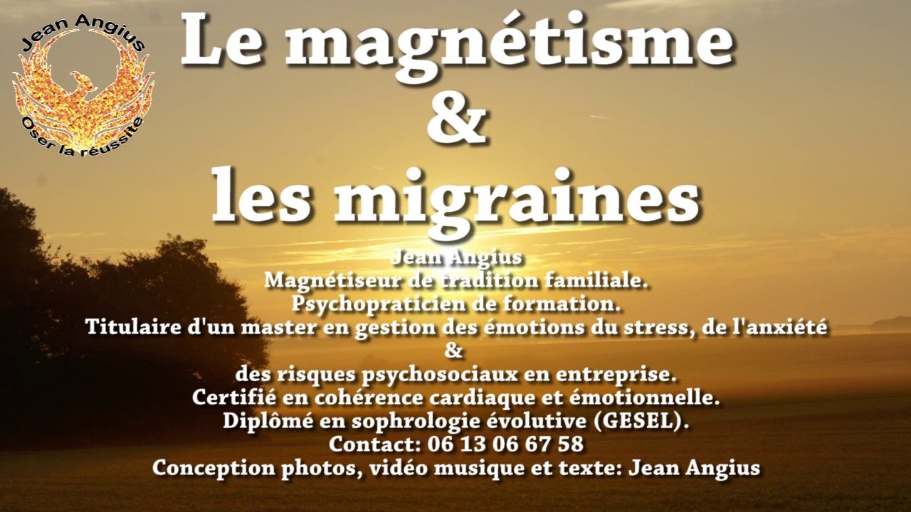 Comment traiter les migraines en magnétisme par Jean Angius