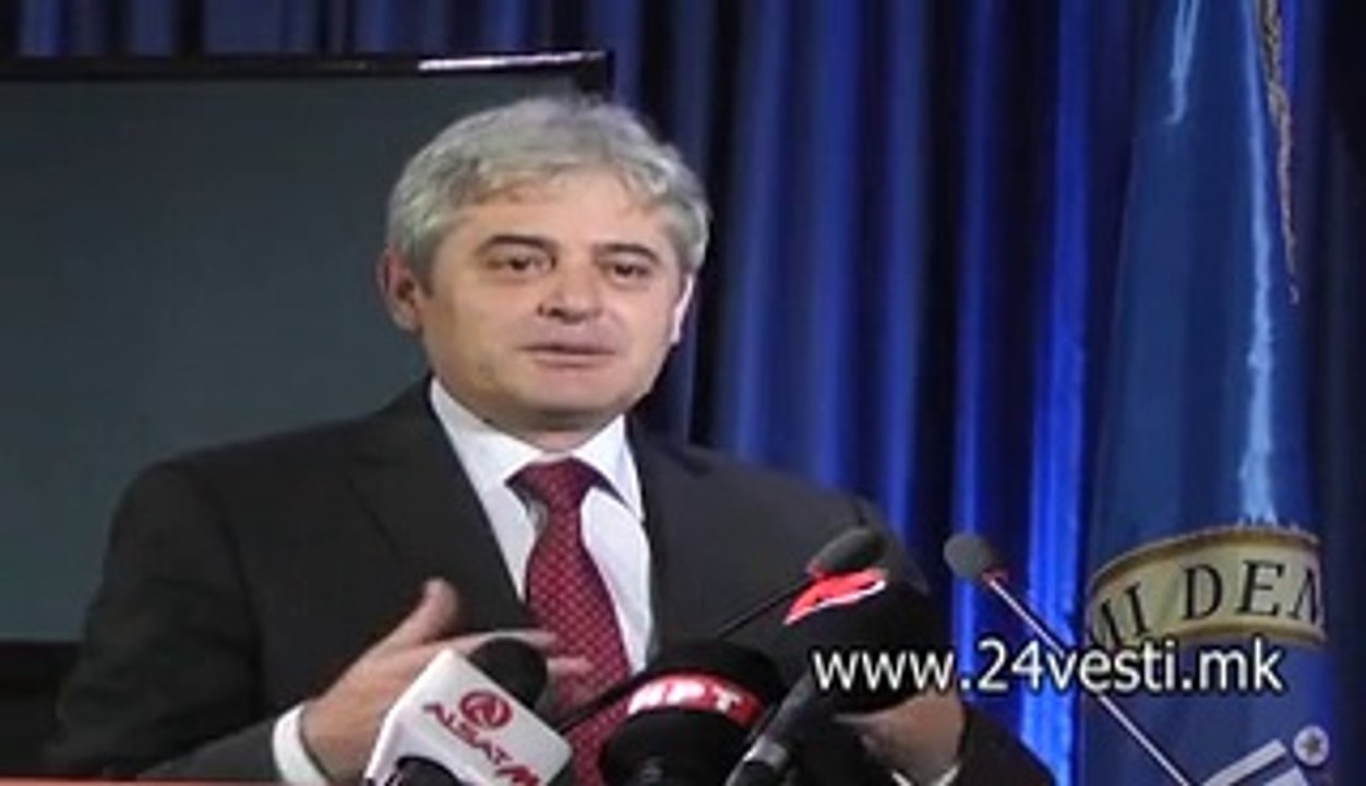 IZJAVA ALI AHMETI 08 05 2014