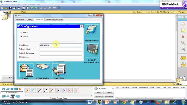 rip routing using packet tracer