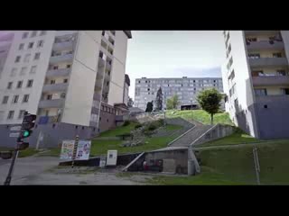 Saint-Claude (39) : visite de la cité "Chabot"