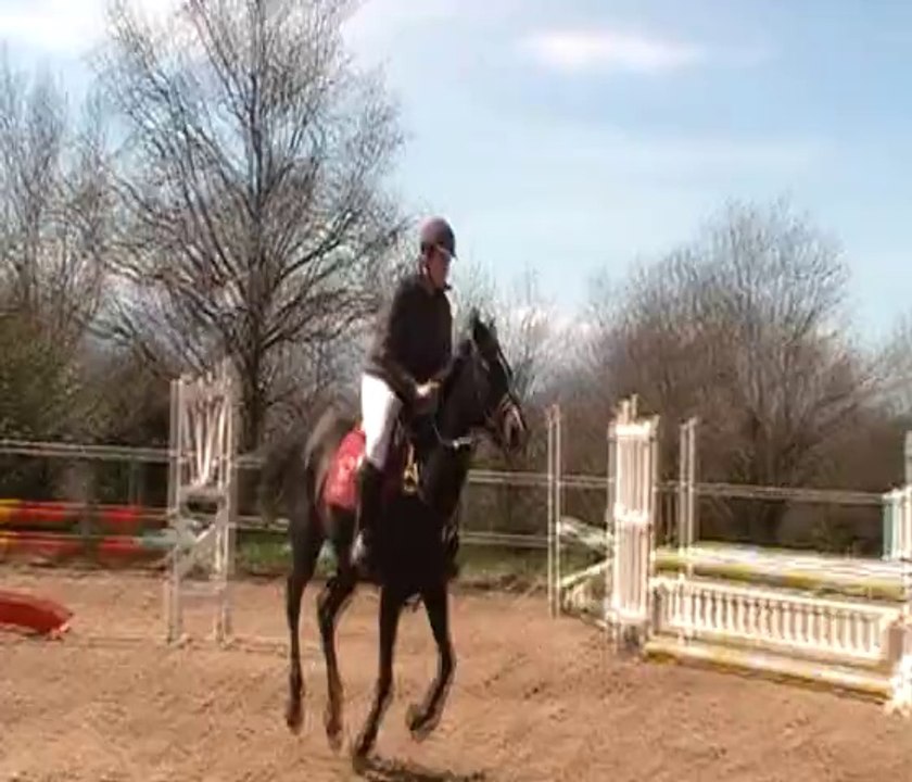 Laurie et Charming, CSO Club 3, la Goutarende, 6 avril 2014