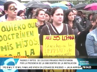 Exigen investigar presencia de GNB en colegio merideño