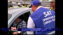 Operativo en SJL sorprendió a cientos de conductores de transporte público