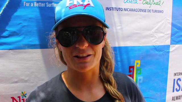 INTERVIEW CAROLINE ANGIBAUD - PADDLEBOARD - EQUIPE DE FRANCE ISA WORLD SUP CHAMPIONSHIPS 8 MAI 2014
