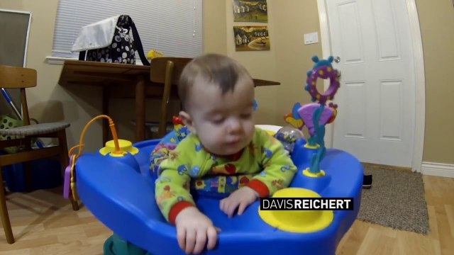 Jumping Baby falling asleep