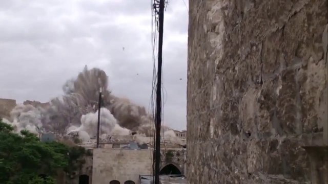 So violent explosion : Carlton Hotel Bombed in Syria