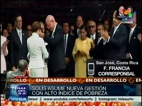 Luis Guillermo Solís, desde hoy nuevo presidente de Costa Rica