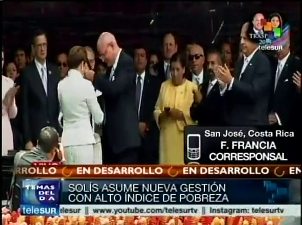 Luis Guillermo Solís, desde hoy nuevo presidente de Costa Rica