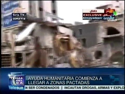 Homs recupera la paz tras salida paulatina de rebeldes sirios