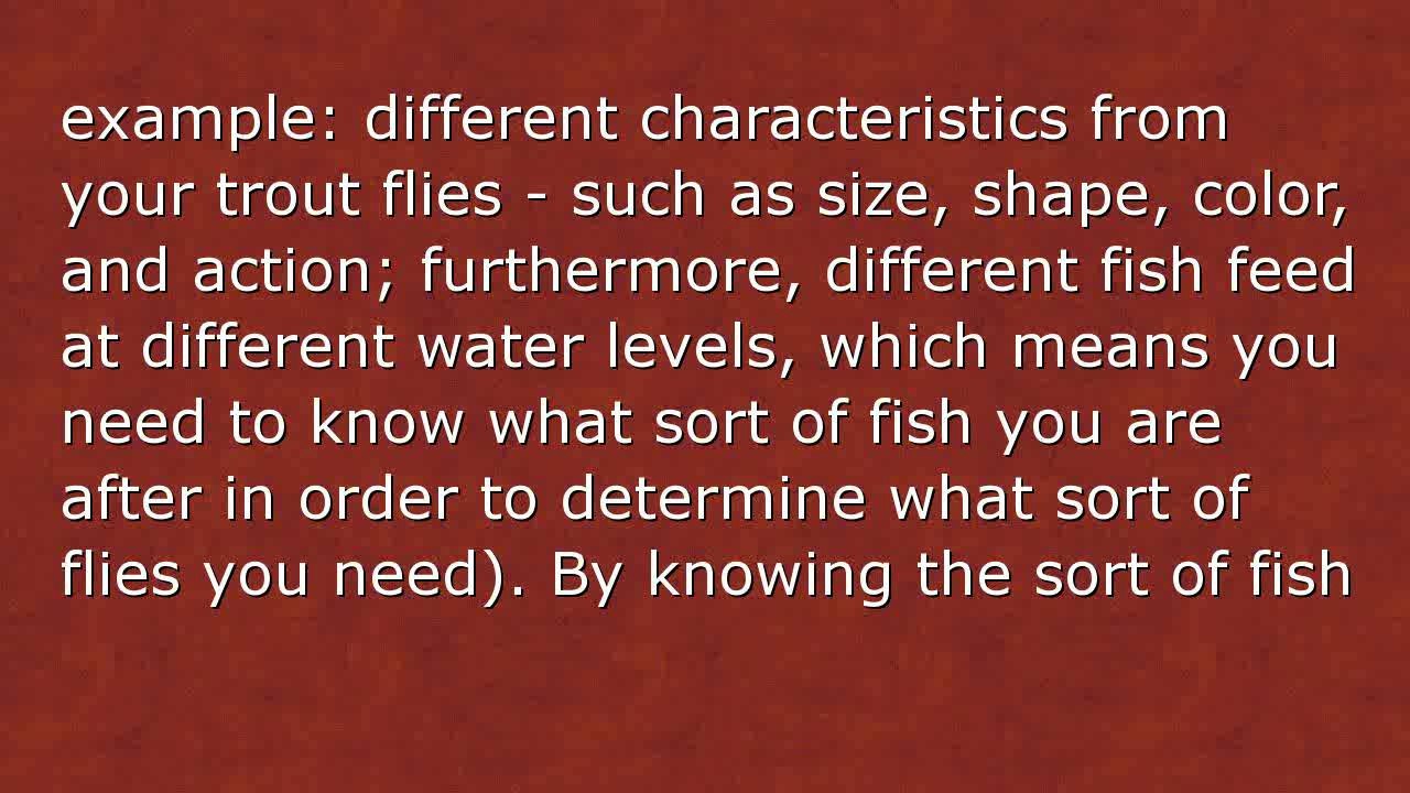 Strategy Tips For Better Fly Fishing