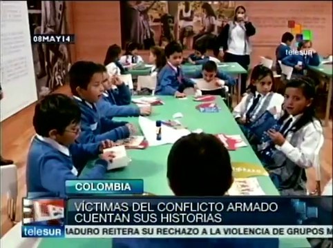Víctimas del conflicto en Colombia, protagonistas en Feria del Libro