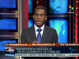 Violencia en Honduras provoca desplazamiento masivo de familias