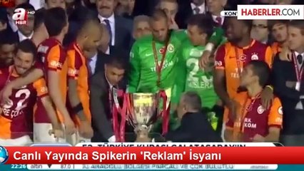 Canlı Yayında Spikerin 'Reklam' İsyanı