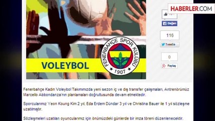 Fenerbahçe, 3 Voleybolcusuyla Sözleşme Yeniledi