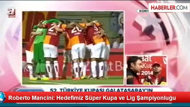 Roberto Mancini: Hedefimiz Süper Kupa ve Lig Şampiyonluğu