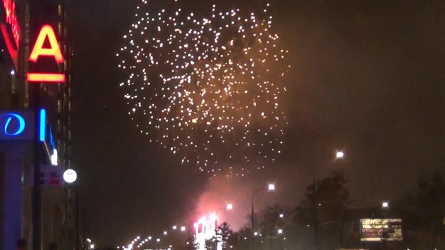 Салют на Фестивале науки в Москве 11октября 2013