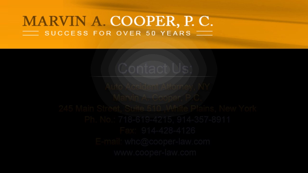 Marvin A. Cooper, P.C. Experienced Bronx Personal Injury Attorneys