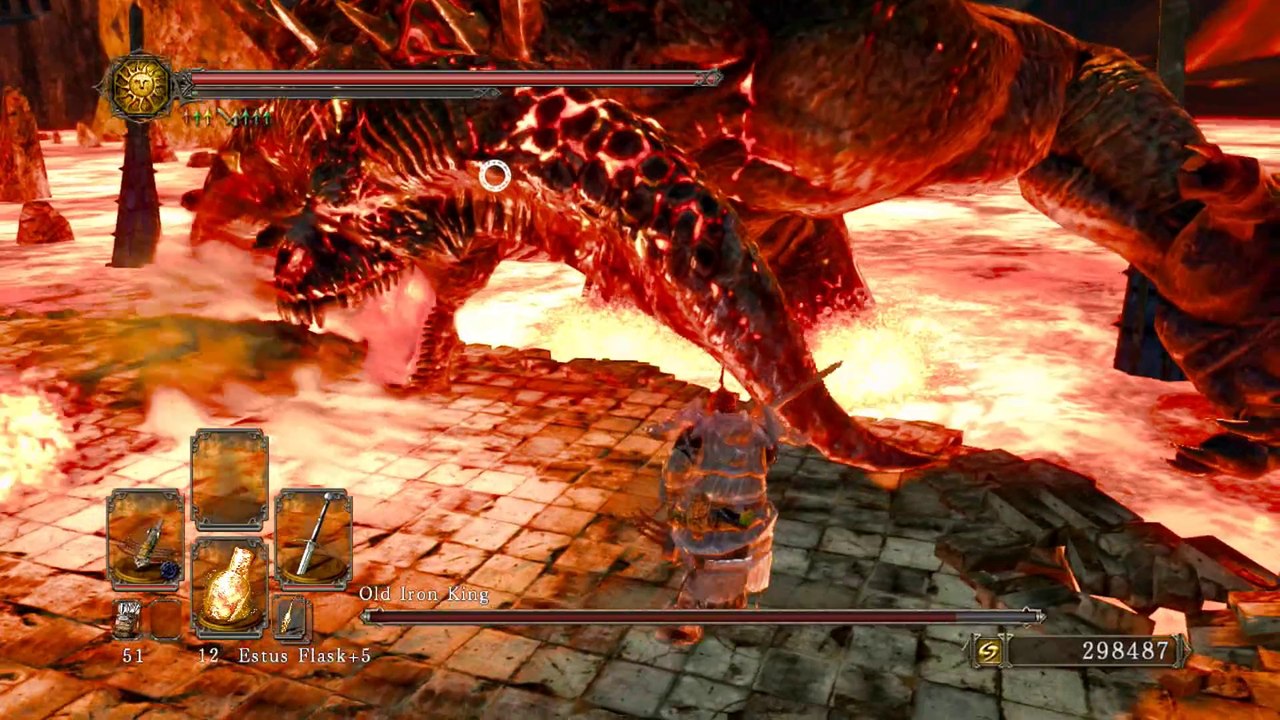 Dark Souls 2 Gameplay Walkthrough #80 | Boss Battle - Old Iron King | NG+ Lvl230+