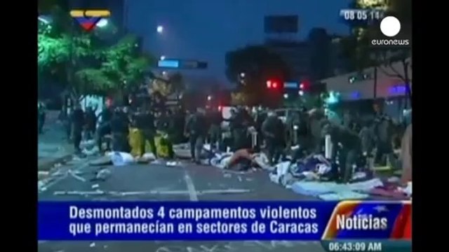 Blitz delle forze dell'ordine a Caracas
