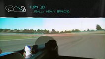 F1 Spanish GP: Lewis Hamilton in the F1 simulator