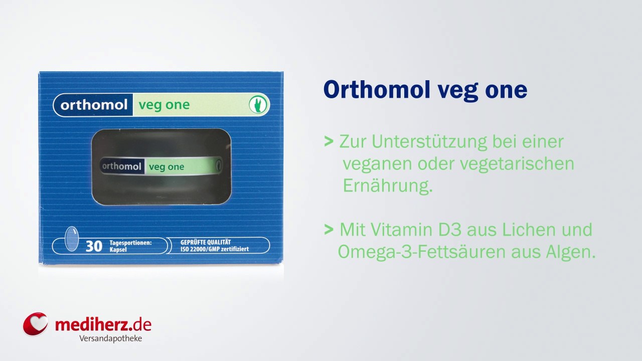 Fleischlose Ernährung – vegetarisch und gesund - Orthomol veg one