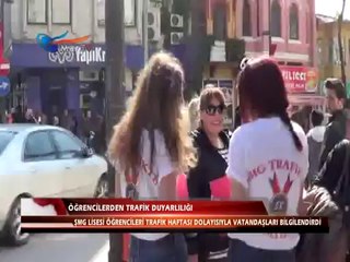 ÖĞRENCİLERDEN TRAFİK DUYARLILIĞI