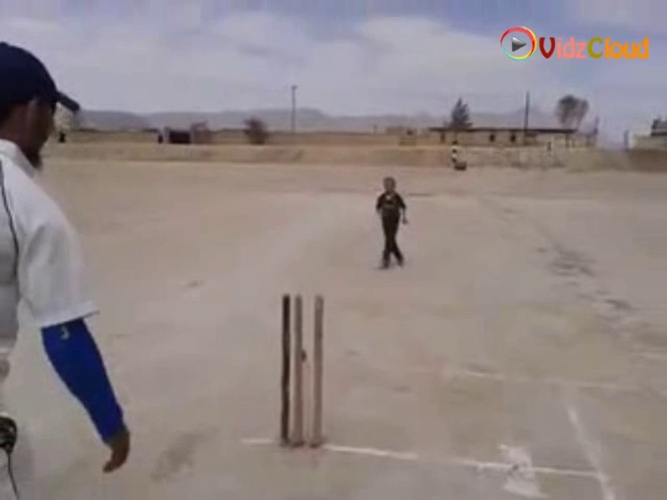 pakistani bowling talent by a child wow.... 