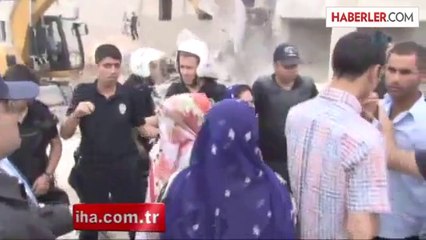 Kaçak Yapı Yıkımında Olaylar Çıktı