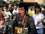 Screaming at Hollywood Joe may 17 1992 Nyack NY street fair