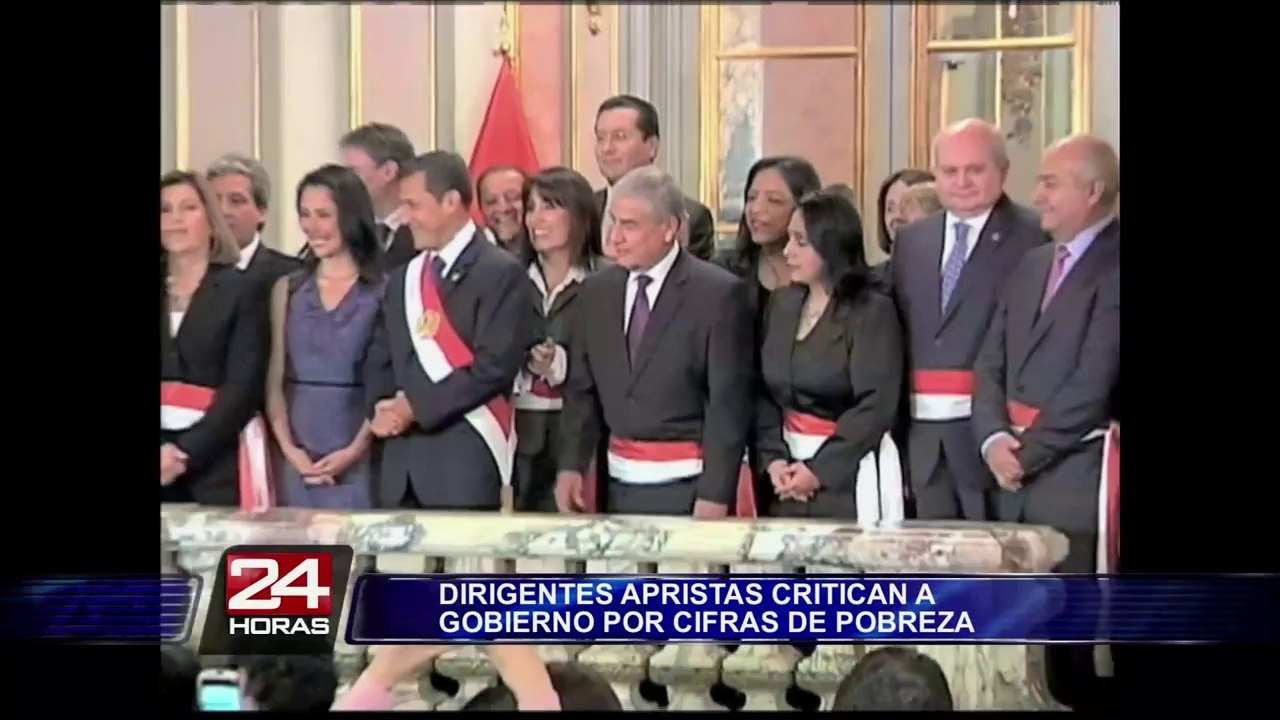 Apristas aseguran que su Gobierno superó al de Humala en lucha contra la pobreza (1/2)