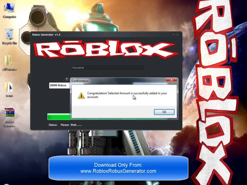 Free Robux Generator Working Robux Hacks video Dailymotion