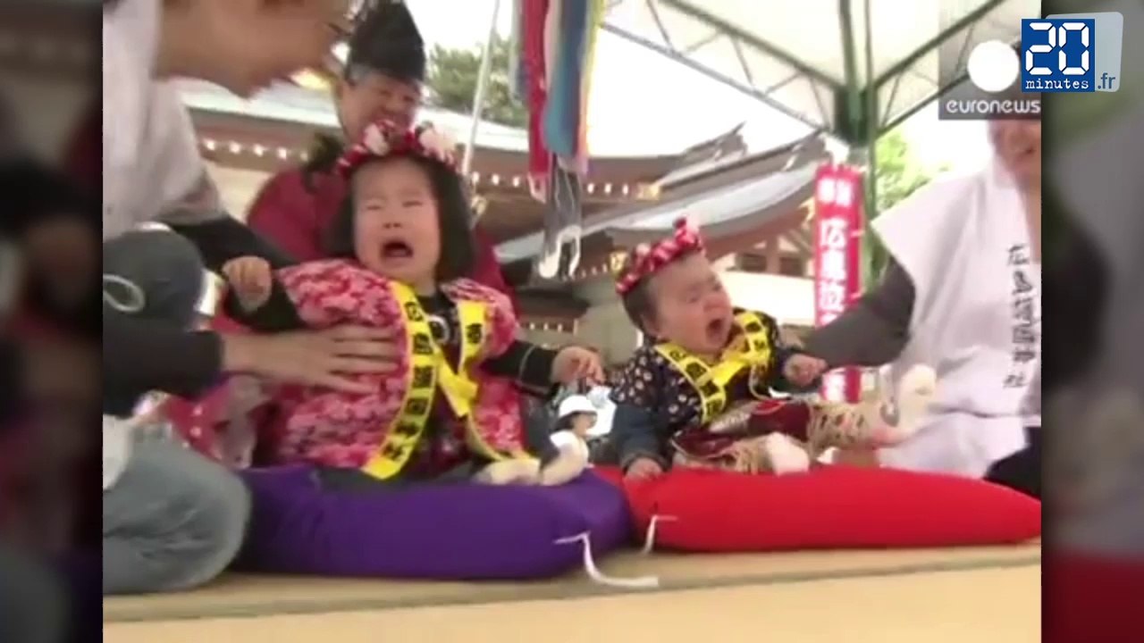 Un coucours de pleurs de bébés organisé au Japon