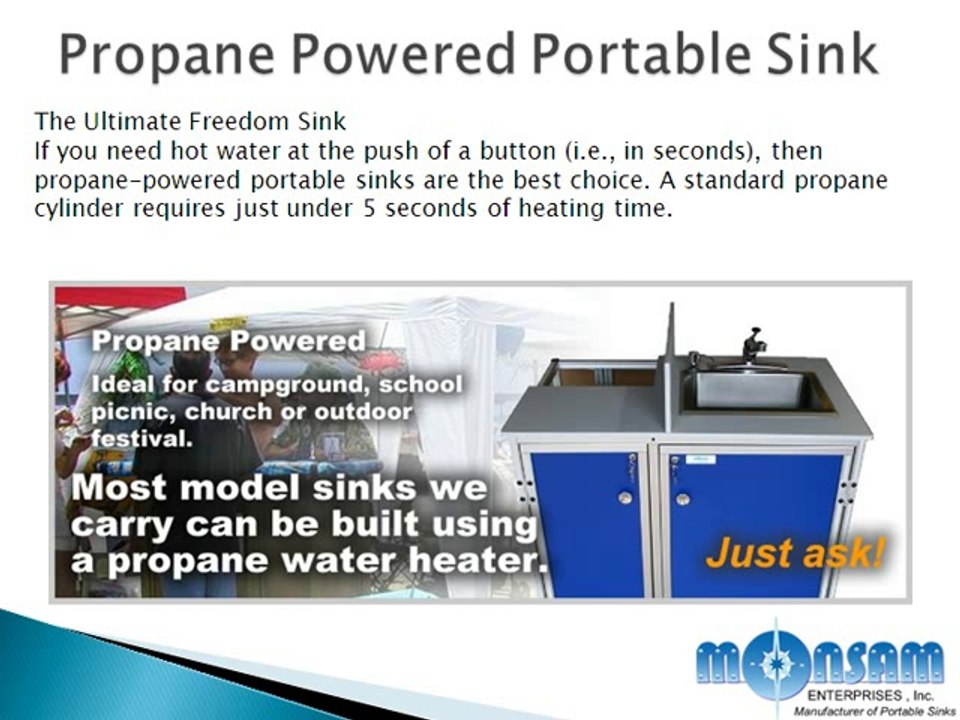 portable sink units