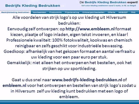 Kleding bedrukken Hilversum