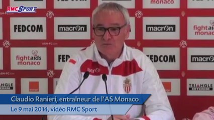 Monaco «champion virtuel» de la saison pour Claudio Ranieri