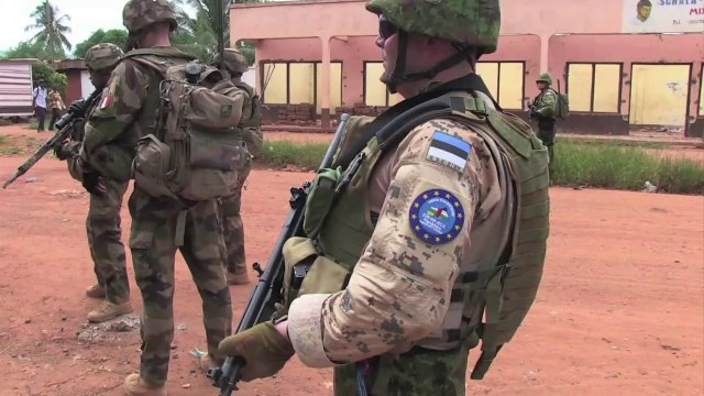 Estonian troops arrive in Central African Republic