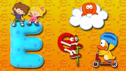 E Harfi - ABC Alfabe SEVİMLİ DOSTLAR Çocuk Şarkıları (Türkçe Çizgi Film - Klip)