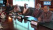 رئيس مجلس المستشارين يتباحث مع رئيس البرلمان العربي