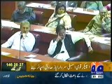 Imran Khan and Khawaja Saad Rafique Face 2 Face in National Assembly